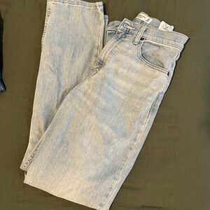 Abercrombie Light Blue Straight Jeans